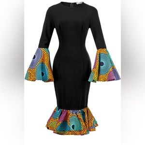 Ankara Mermaid Dress
